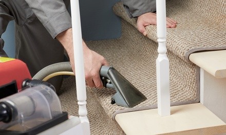 Carpet Cleaning for 3 or 5 Rooms, Hallway, and Staircase from Jet Super Clean Carpet (Up to 49% Off)