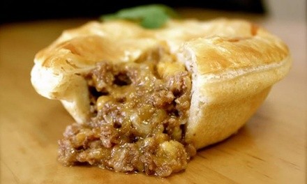 $7 for $10 Towards Food and Drink for Takeout and Dine-In if Available at Aunty Devi's Meat Pies