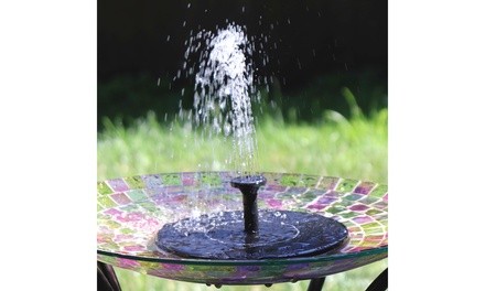 Backyard Expressions Portable Solar Fountain for Bird Bath or Pond