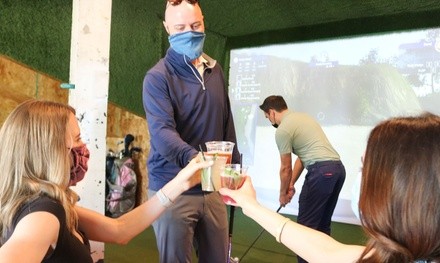 One Hour of Simulator Time with Optional Two Beers or Ciders at Another Round Mini Golf (Up to 30% Off)