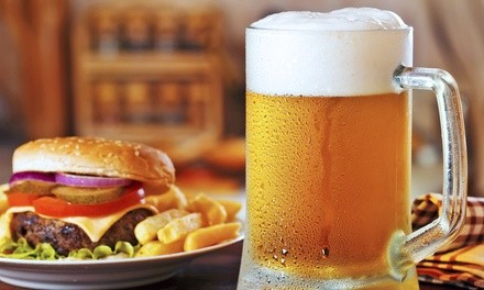 Food and Drink for Takeout and Dine-In at The Green Parrot Bar & Grill (Up to 37% Off). Three Options Available.