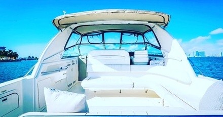 $570 for Two-Hour 48' Sea Ray Yacht Rental for Up to 12 People from Luxury Yacht Bnb ($950 Value)