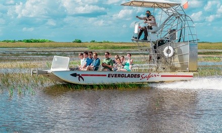 Eco-Adventure Airboat Tour for One, Two, or Four at Everglades Safari Park (46% Off)