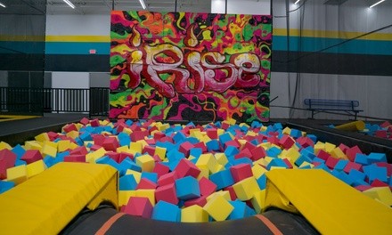 Two, Three, Four 60-Minute or Two Unlimited Jump Passes at IRise or Trampoline and Fun Park (Up to 51% Off) 