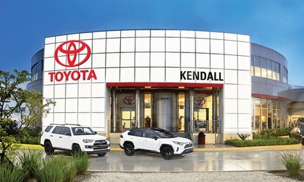 Toyota or Mobil 1 Synthetic Oil Change at Kendall Toyota (Up to 65% Off)