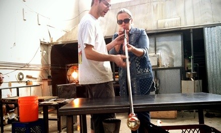 Up to 62% Off Beginner Glass Blowing Class at Slow Burn Glass