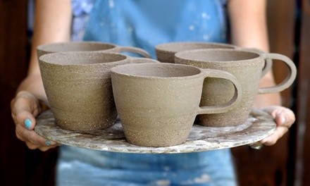 One 90-Minute Mug On a Pottery Wheel Class for One or Two at FEELartistic (Up to 60% Off)