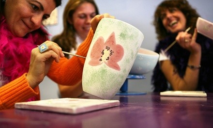 $15 for Paint-Your-Own Pottery at The Studio for Art and Craft ($20 Value)