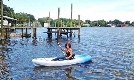 One-Hour Kayak, Stand-Up Paddleboard, or Pedal Boat Rental with Cocktail for 2 (Up to 38% Off)