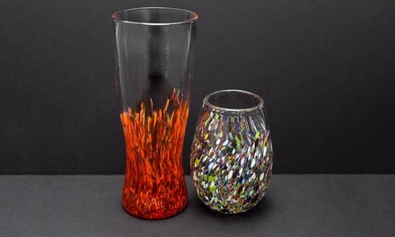 Pilsner Beer, Stemless Wine, Traditional Vase, or Floppy Bowl Class at Slow Burn Glass (Up to 50% Off)