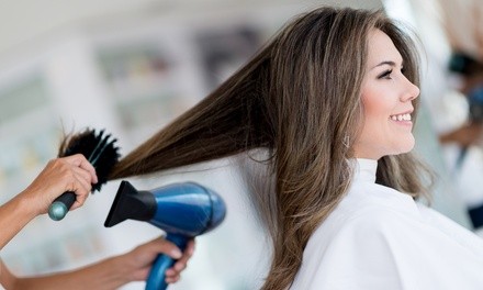 One or Two Blow-Dry and Deep Conditioning Treatments at Mirror Mirror Spa Salon (Up to 58% Off)