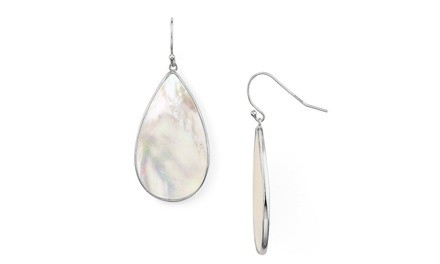 Genuine Mother of Pearl Drop Earrings