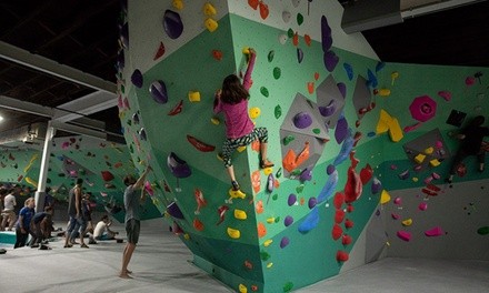 Intro to Bouldering Package for One, Two, or Four at Tufas Boulder Lounge (Up to 45% Off)