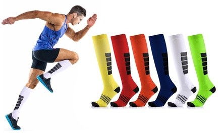 XTF Graduated Mid Calf Compression Socks (6-Pairs)