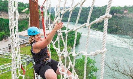 Whirlpool Adventure Course with What's to Fear Jump for One or Two at WildPlay Niagara Falls (Up to 27% Off)