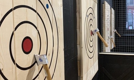 One- or Two-Hour Axe Throwing for Two, Three, or Four at The Bad Hatchet (Up to 40% Off)