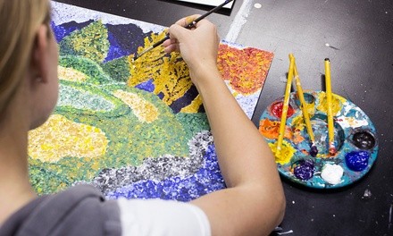Adult Canvas Painting Party for Two or 10, or Kids Painting Party for 10 at The Craft Clique (Up to 33% Off)