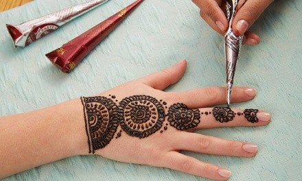 One or Two Henna Tattoos at Brows & Beauty. Three Options Available.