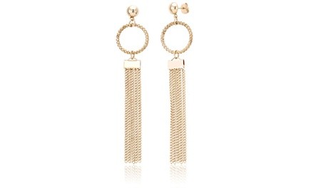 14kt Yellow Gold Fancy Drop Earrings