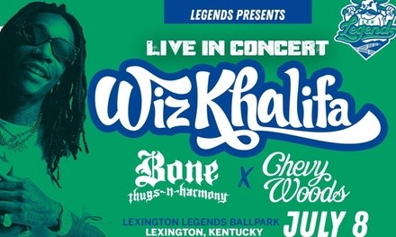 Wiz Khalifa, Bone Thugs-N-Harmony, and Chevy Woods Concert on July 8 at 6.30 p.m.