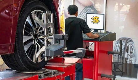 Up to 45% Off on Wheel Alignment / Balancing - Car at Suburban Tire Company - Roselle