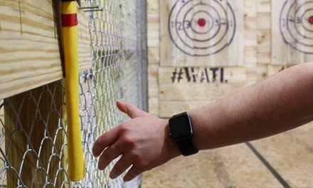 60 Minutes of Axe-Throwing for Up to 4, 6, or 12 at Houston Axe Throwing (Up to 15% Off). 12 Options Available.