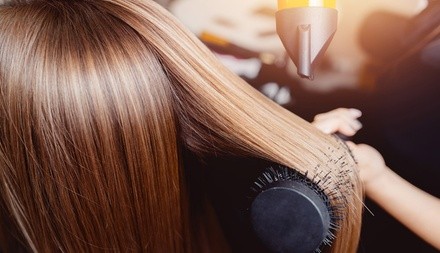 Up to 35% Off on Salon - Brazilian Straightening Treatment (Application) at Ashleys Shear Luck Salon