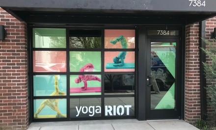 Up to 48% Off on Yoga Class at yogaRIOT