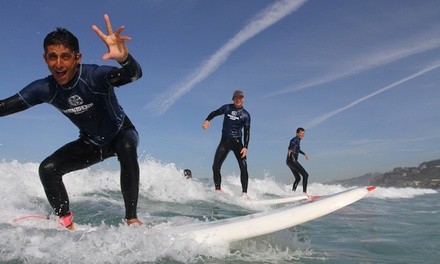 90-Minute SURF or SUP ALOHA Party Wave Group Lesson for One or Two at Menehune Surf  (Up to 16% Off)