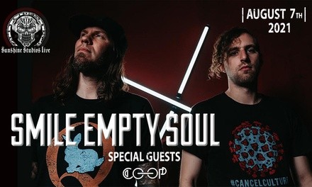 Smile Empty Soul on Saturday, August 7, at 6 p.m.