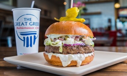 $10 for Greek Cuisine for Takeout and Dine-in at The Great Greek ($15 Value)