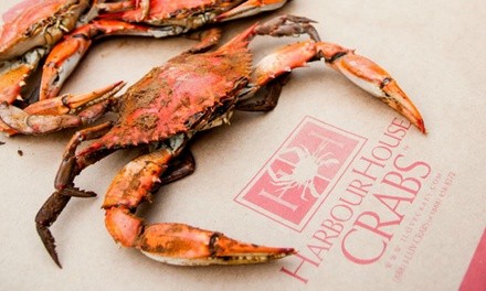 Crab, Lobster, and Other Seafood from Harbour House Crabs (Up to 50% Off) 