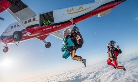 One Tandem Skydiving Jump for One Person or Two People at Sky's the Limit Skydiving Center (Up to 26% Off)