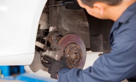 Brake Inspection and Auto Services at Myles Auto (Up to 84% Off). Two Options Available.