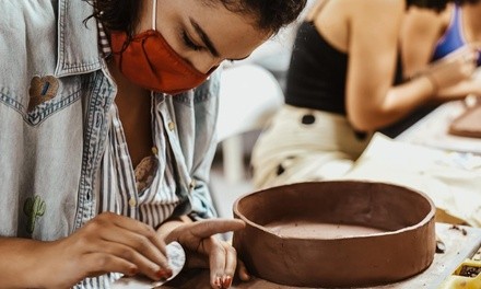 $50 for Clay Hand Building Ceramic Class for One at Mercado Art Studios ($60 Value)