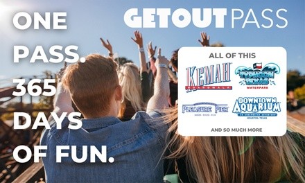 $75 for 12-Month Houston GetOutPass ($120 Value)