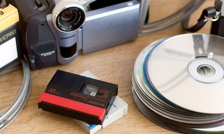One, Two, or Five Videotape-to-DVD Conversions at Delp Video Services (Up to 61% Off)