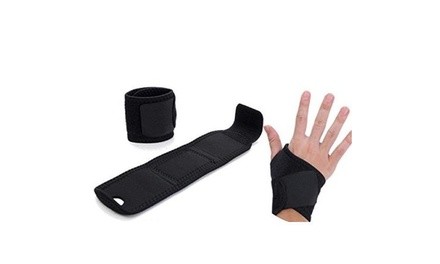 Compression Wrist Support Wrap Around Brace (1- or 2-Pairs)