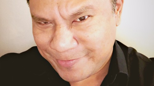 Comedian Rex Navarrete at Cobb's Comedy Club