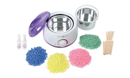 10 Piece All In One Home Waxing Kit With Wax Heater And More
