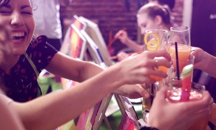 $26 for Live In-Person Painting Event for One at Stir Up The Paint ($35 Value)