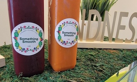 $15 for Three Pre-Packaged Frozen Pressed Juices at Something Smooth, Takeout and Dine-In ($21 Value)