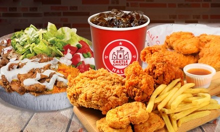 Fried Chicken, Burgers, Sides, and More at Castle Chicken (Up to 40% Off). Four Options Available.