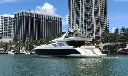 Two-, Three-, or Four-Hour Captained Luxury Yacht Rental for Up to 13 from First Act Charters (Up to 10% Off)