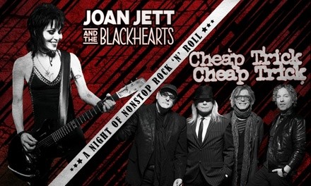 Joan Jett & The Blackhearts and Cheap Trick on August 29 at 7:30 p.m.