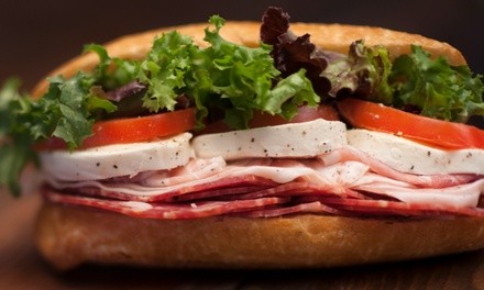 Two vouchers, Each Good for $10 Worth of Sub Sandwiches for Dine-In or Takeout at Brown Bag Deli (40% Off)