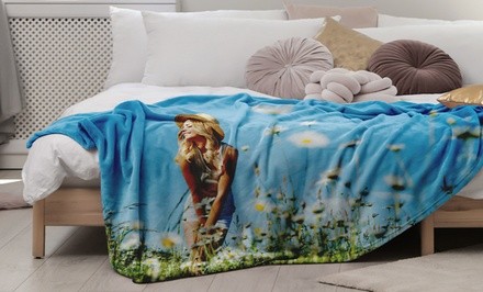 Personalized Fleece or Premium Photo Blankets from CanvasOnSale (Up to 89% Off)