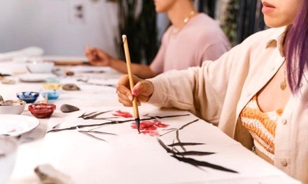 Paint Party or Game Night at The Gallery About Nothing Pop-Up In Atlanta(Up to 26% Off).Three Options Available.