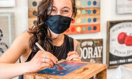 $55 for DIY Wood-Sign Workshop from Board & Brush - Las Vegas ($68 Value)