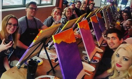 $38 for Paint'N'Sip Painting Class for One at LV Painting Classes ($55 Value)